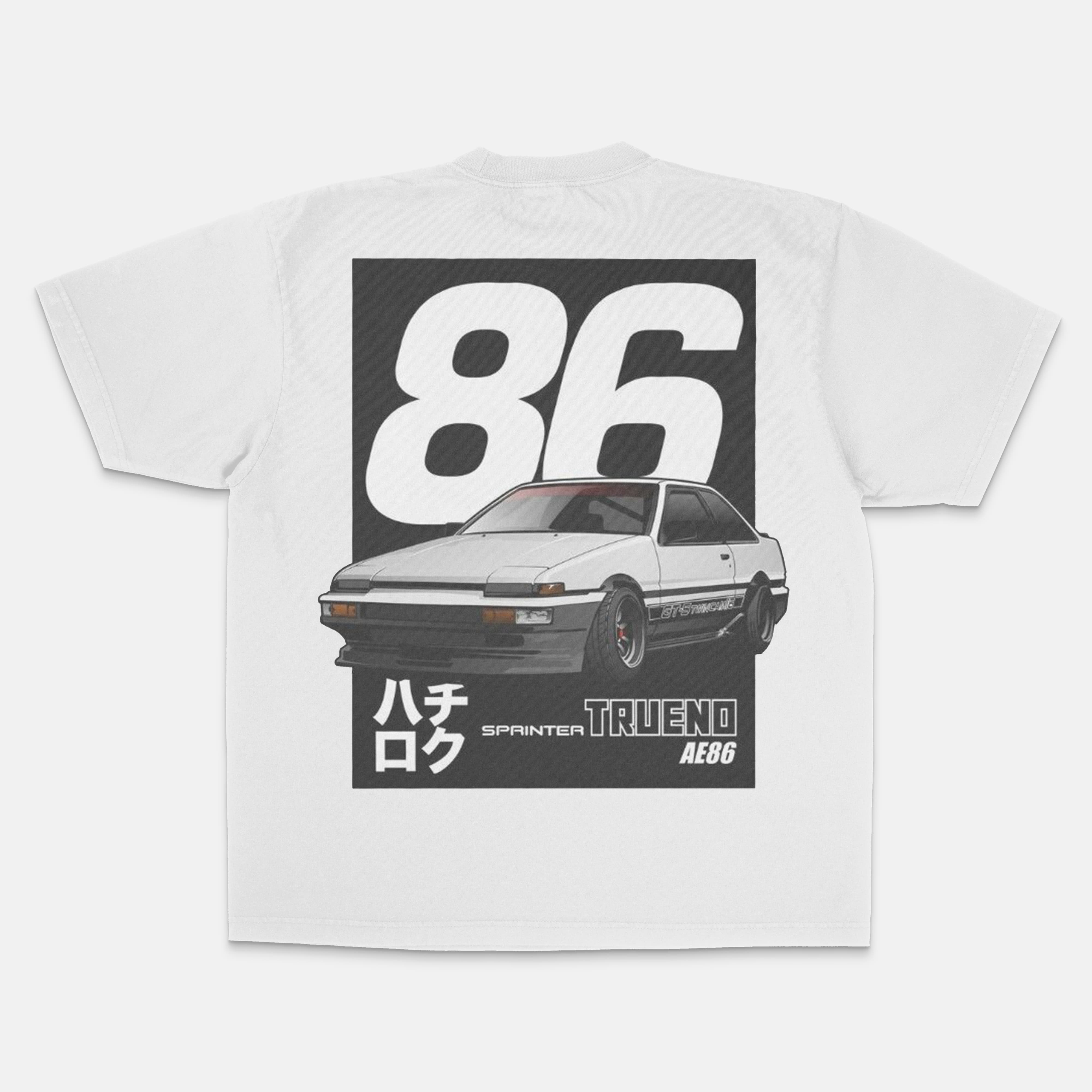 Streetwear Brand Model - تي شيرت قطني بتصميم سيارات JDM