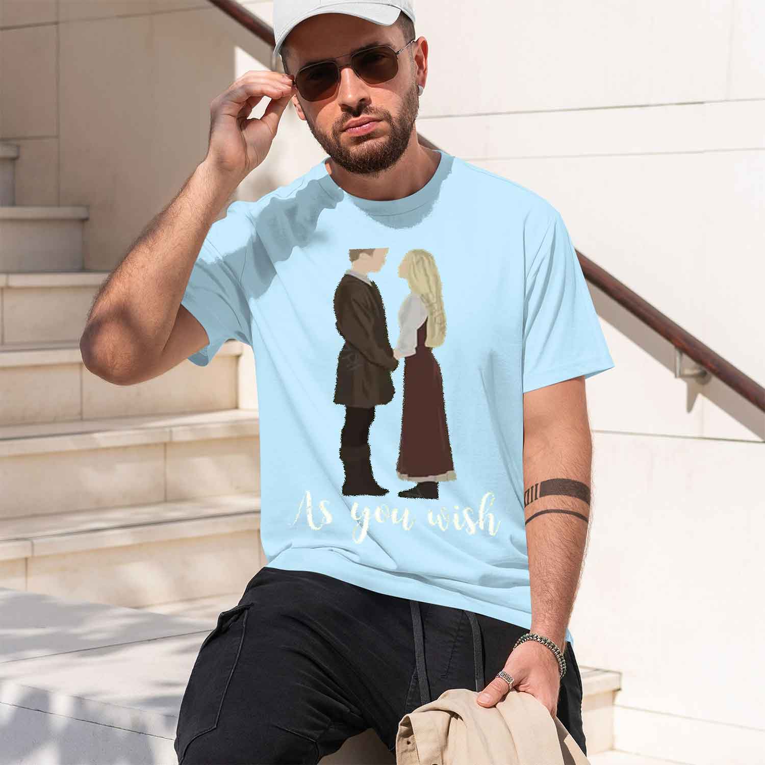 تي شيرت AS WISH للرجال بتصميم  - مراجعة Streetwear Brand Model وسعره