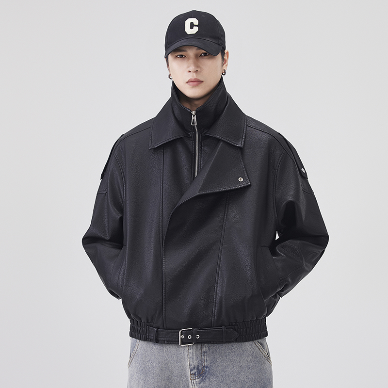 الخريف الشتاء سترة جلدية الرجا - مراجعة Streetwear Clothing Brands وسعره