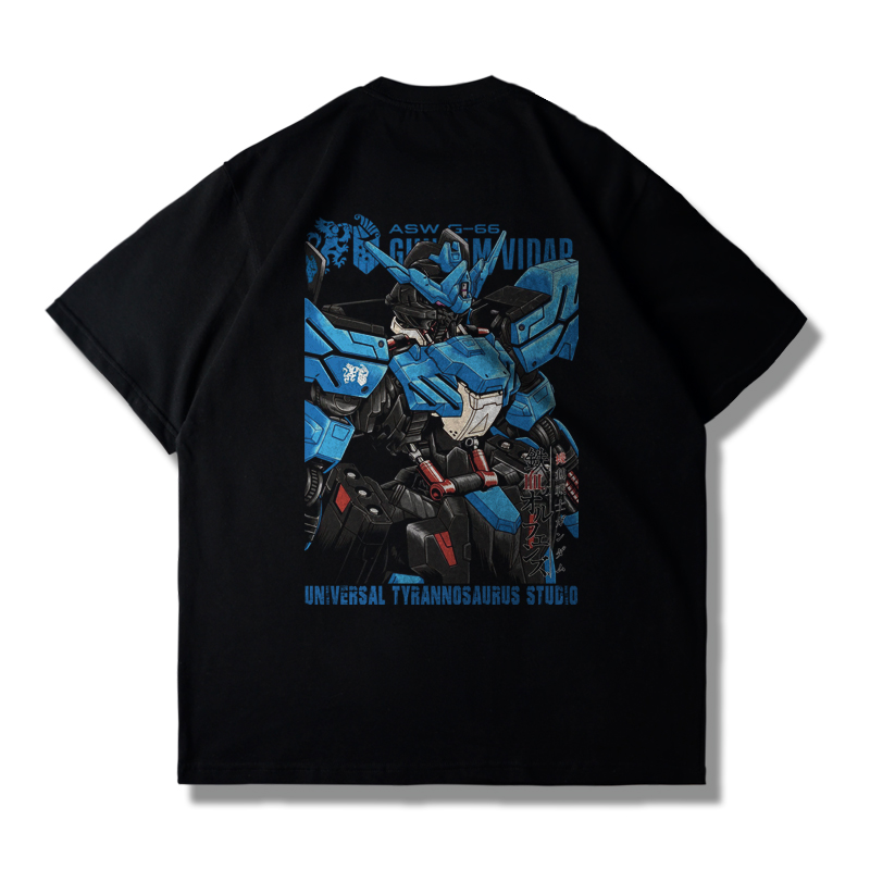 Gundam جرافيك تي شيرت رجل الصي - مراجعة Streetwear Brand Model وسعره