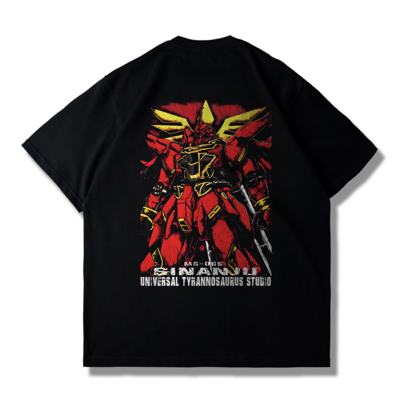 Gundam جرافيك تي شيرت رجل الصي - مراجعة Streetwear Brand Model وسعره